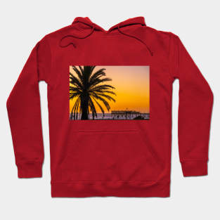 Namibia. Swakopmund. Palm Tree. Sunset. Hoodie